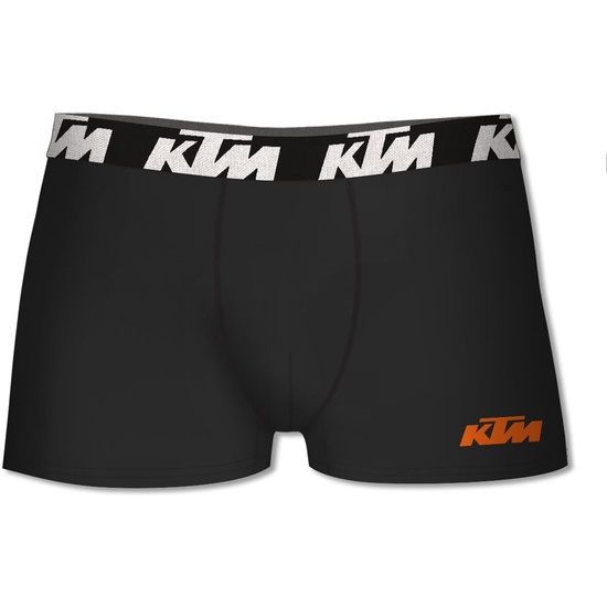 CONJUNTO DE 2 CUECAS BOXER KTM PRETAS E CINZA ESCURA - Image 2