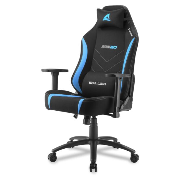 Cadeira Gaming EM TECIDO SHARKOON SGS20 PRETA/AZUL