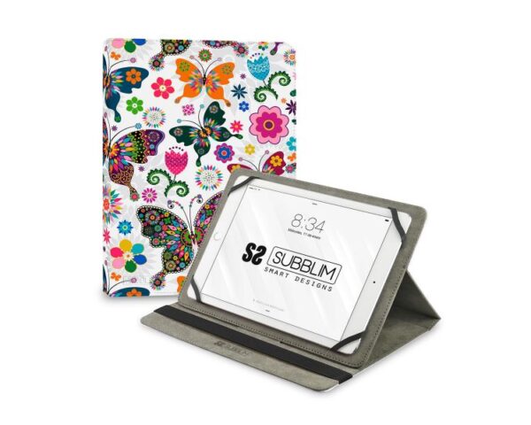 CAPA PARA TABLET SUBBLIM 11'' BORBOLETAS