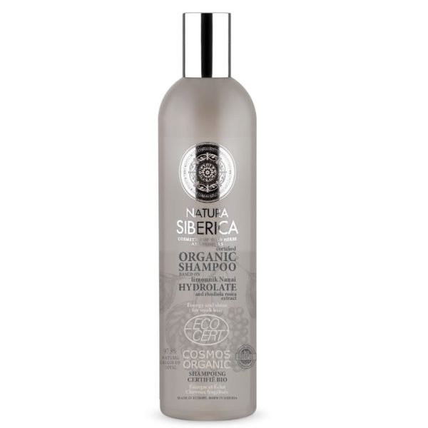 Natura Siberica Champu Organico Energia y Brillo Cabello Debil 400ml