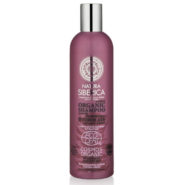 Natura Siberica Champu organico Cabello Teñido Revitalizacion Del Color y Brillo 400ml