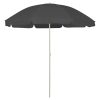 Guarda-sol de praia 240 cm antracite