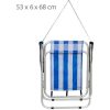 CADEIRA DE PRAIA FIXA DOBRÁVEL ALUMÍNIO SAILOR 44X45X76 CM - Image 6