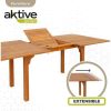 MESA RETANGULAR EXTENSÍVEL DE ACÁCIA AKTIVE 150/200X100X74CM - Image 3