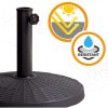 BASE PARASOL POLIRESINA 10 KG CINZA TUBO D38/48 44,5X33CM - Image 2