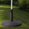 BASE PARASOL POLIRESINA 10 KG CINZA TUBO D38/48 44,5X33CM - Image 4