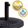 BASE PARASOL POLIRESINA 14 KG CINZA TUBO D38/48 49X32CM - Image 6