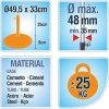 SUPORTE PARASOL DE CIMENTO 25 KG TUBO 4,8 CM 50X34 CM - Image 4