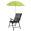 Guarda-sóis para cadeira de campismo 2 pcs 105 cm verde - Image 3