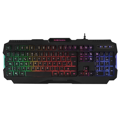 Teclado de membrana arco-íris USB Mars Gaming mrk0