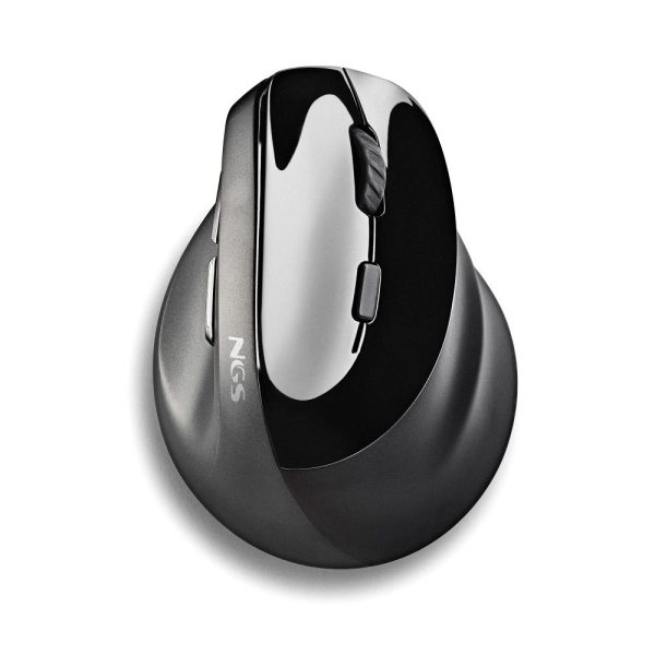 Rato sem fio ngs evo moksha ergonómico vertical
