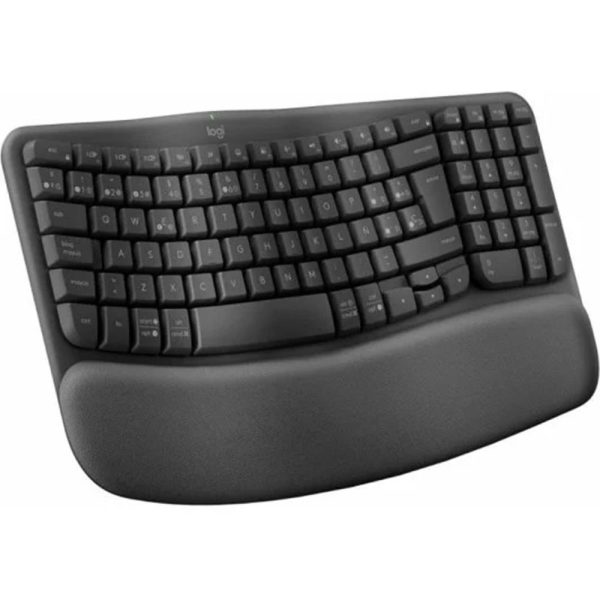 Teclado Bluetooth Logitech Wave Keys preto