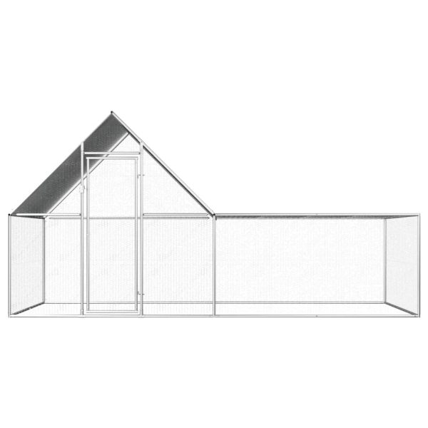 Galinheiro 4x2x2 m aço galvanizado - Image 2