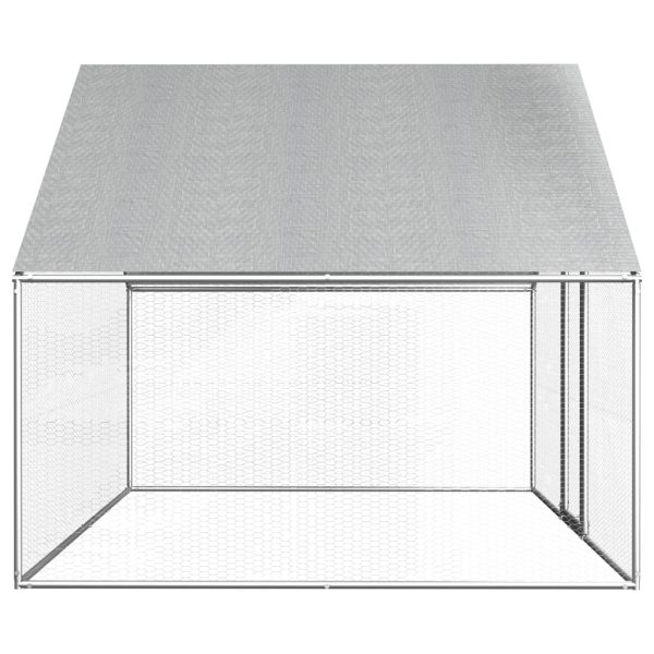 Galinheiro exterior em aço galvanizado 2,75x2x1,92 m - Image 3