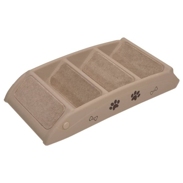 Escadas para cães dobráveis 62x40x49,5 cm castanho - Image 6