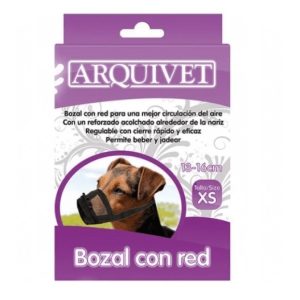 BOZAL NYLON CON RED Ajustable TALLA  S
