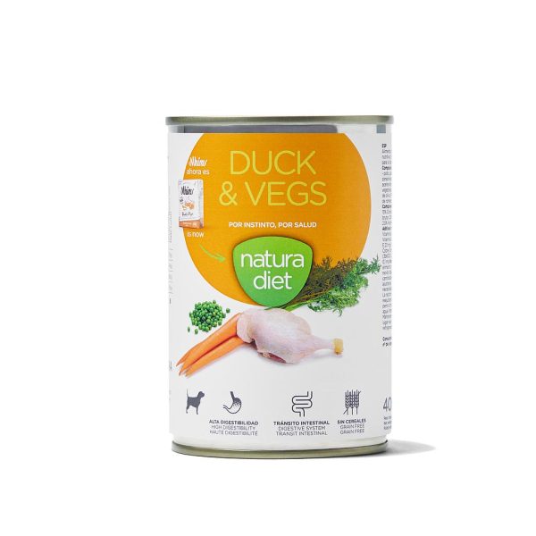 DNG NATURA DIET DOG PATE DUCK & VEGS 400 GR