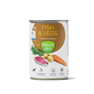DNG NATURA DIET DOG PATE FISH & VEGS 400 GR