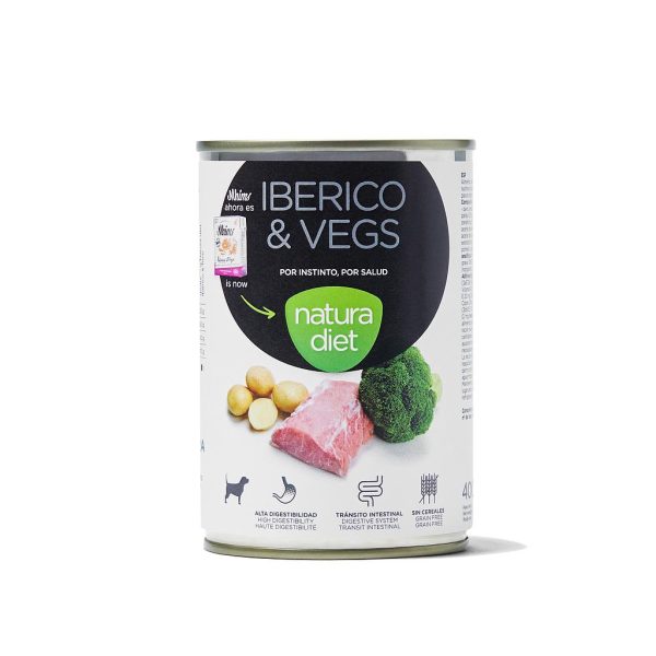 DNG NATURA DIET DOG PATE IBERICO & VEGS 400 GR