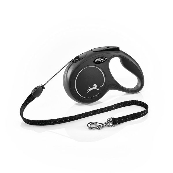 FLEXI CLASSIC CORDON M (NEGRO 5 METROS 20 KG)