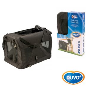 DUVO TRANSPORTIN PLEGABLE TELA (T-S  61 x 41 x 41 CM)