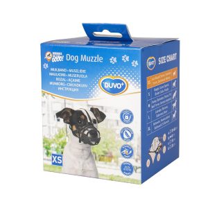 DUVO BOZAL GOMA PERRO (T-XS ( JACK RUSSEL - YORKSHIRE - MALTES ))
