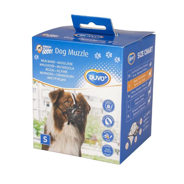 DUVO BOZAL GOMA PERRO (T-S ( BEAGLE - COCKER - BORDER COLLIE  ))
