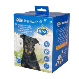 DUVO BOZAL GOMA PERRO (T-XL ( ROTTWEILER - MARTIN - SAN BERNARDO ))