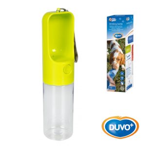DUVO BEBEDERO VIAJE PUSH (VERDE 450 ML 8.5 x 6.5 x 6.5 CM)
