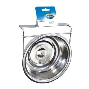 DUVO COMEDERO ACERO CON TORNILLOS (18.5 CM)