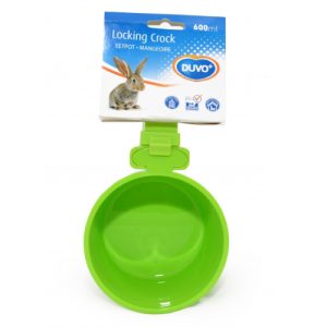 DUVO COMEDERO PLASTICO ROEDORES CROCK (600 ML)