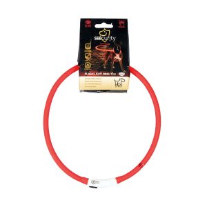 DUVO SEECURITY COLLAR LED SILICONA ROJO (70 CM)