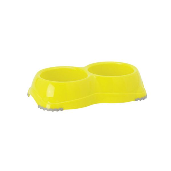 MODERNA COMEDERO SMARTY PERRO DOBLE Nº1 (VERDE 2 x 330 ml ( 24 x 6 ))