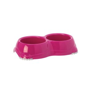 MODERNA COMEDERO SMARTY PERRO DOBLE Nº1 (FUCSIA 2 x 330 ml ( 24 x 6 ))