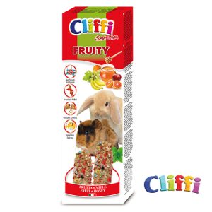 CLIFFI BARRITAS CONEJO Y COBAYA (FRUITY 2 UNI ( 110 GRS ))