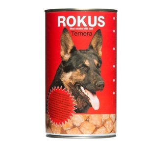 LATA PERROS POLLO 1240gr.ROKUS