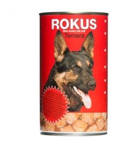 LATA PERROS POLLO 410gr.ROKUS