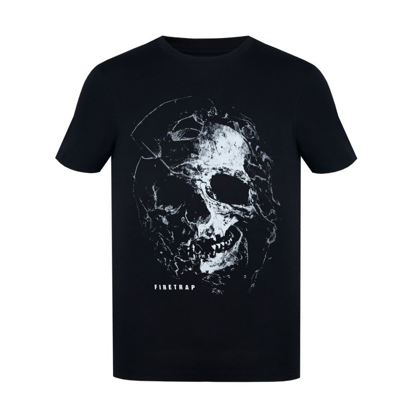 Varianta Pánske tričko Firetrap Black Skull 353937