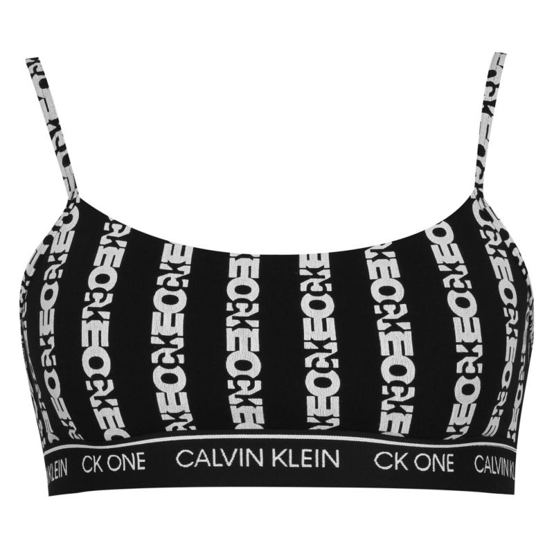 Varianta Podprsenka Calvin Klein LOGO STRIPE BLK 202683