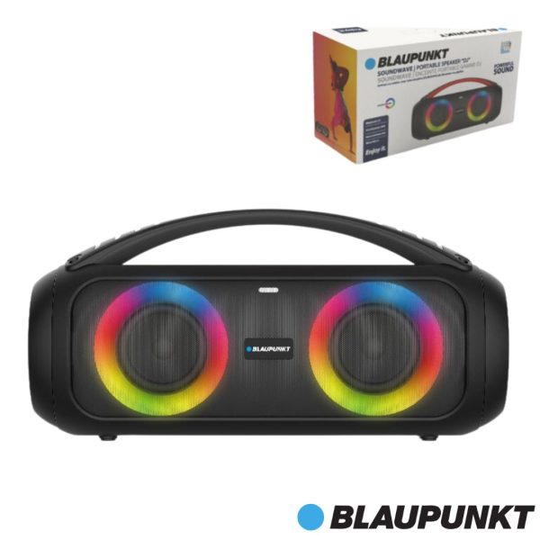 ALTAVOZ BLAUPUNKT BLUETOOTH/LED/SUBWOOFER 30W NEGRO