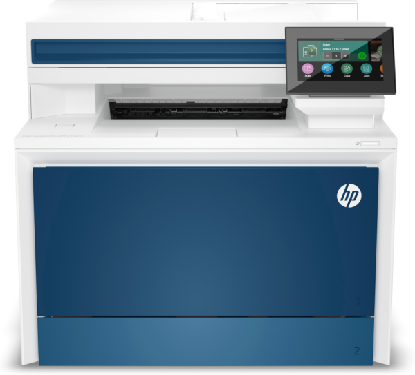 IMPRESORA HP MULTIFUNCION LASERJET COLOR PRO 4302FDN FAX DUPLEX BLANCA Y AZUL