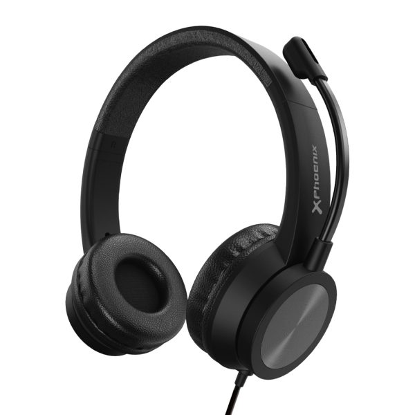 Auriculares usb phoenix callup con microfono control de volumen para oficina y teletrabajo