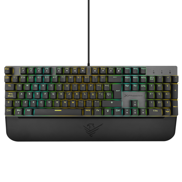 Teclado mecánico phoenix mk1 elite full rgb swtiches brown