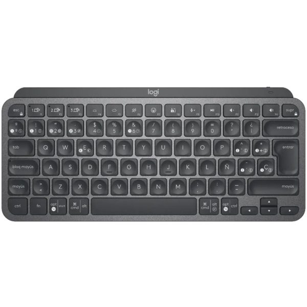 Teclado logitech mx keys mini grafito wireless inalambrico qwerty español