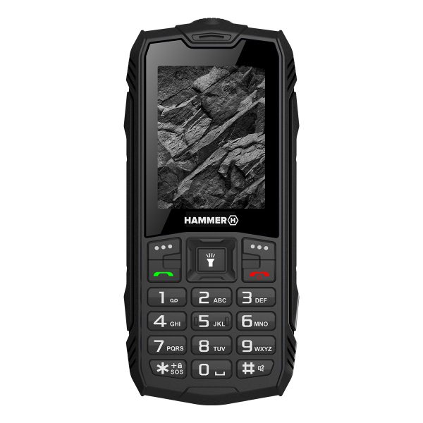 Telefono movil rugerizado hammer rock 2.4pulgadas -  0.3mpx -  2g