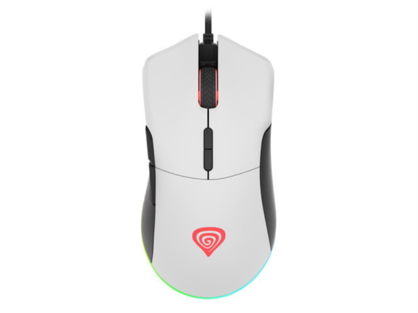 RATON GAMING GENESIS KRYPTON 290 RGB SENSOR OPTICO 6400 DPI BLANCO