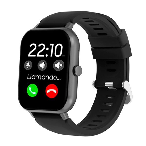 Smartwatch COOL Forest Silicona Negro (Llamadas, Salud, Deporte) - Image 2