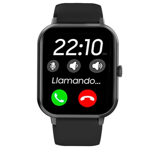 Smartwatch COOL Forest Silicona Negro (Llamadas, Salud, Deporte) - Image 4