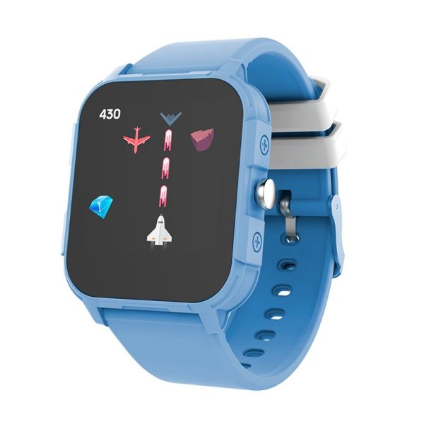 Smartwatch COOL Junior Silicona Azul (Salud, Deporte, Sueño, IP68, Juegos) - Image 5