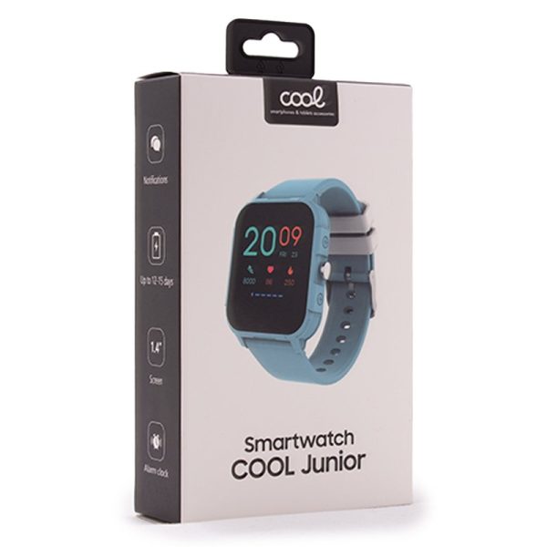 Smartwatch COOL Junior Silicona Azul (Salud, Deporte, Sueño, IP68, Juegos) - Image 7